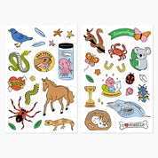 Museum Icons & Objects Temporary Tattoos