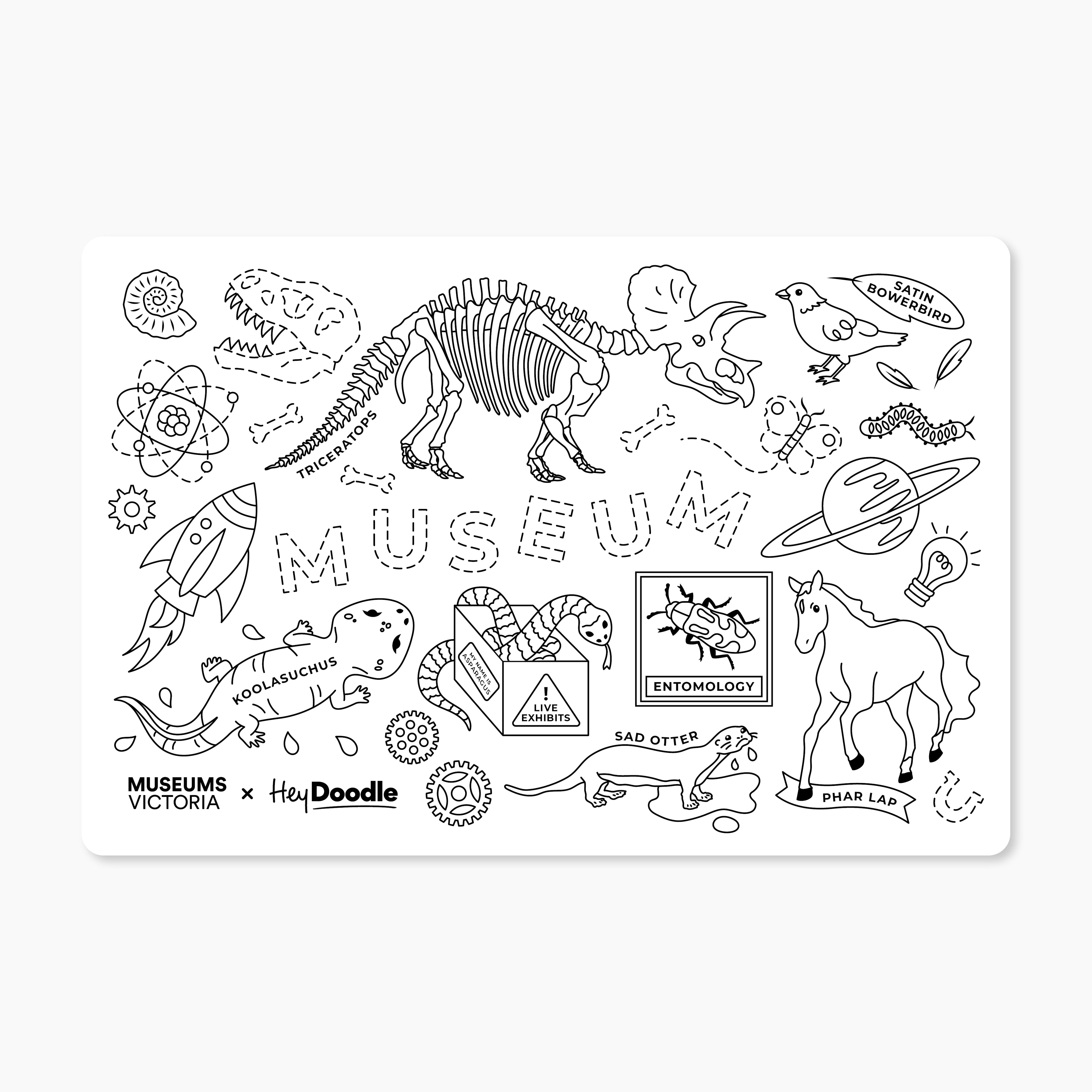 Museum Icons Reusable MiniMat