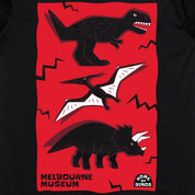 Home of Dinos Black Tee