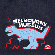 Home of Dinos Denim Tote Bag