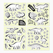 Home of Dinos Glow in the Dark Sticker Set