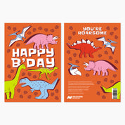 Home of Dinos Greeting Card