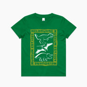 Home of Dinos Kids Green Dino Tee