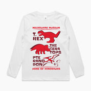 Home of Dinos Kids Long Sleeve Tee