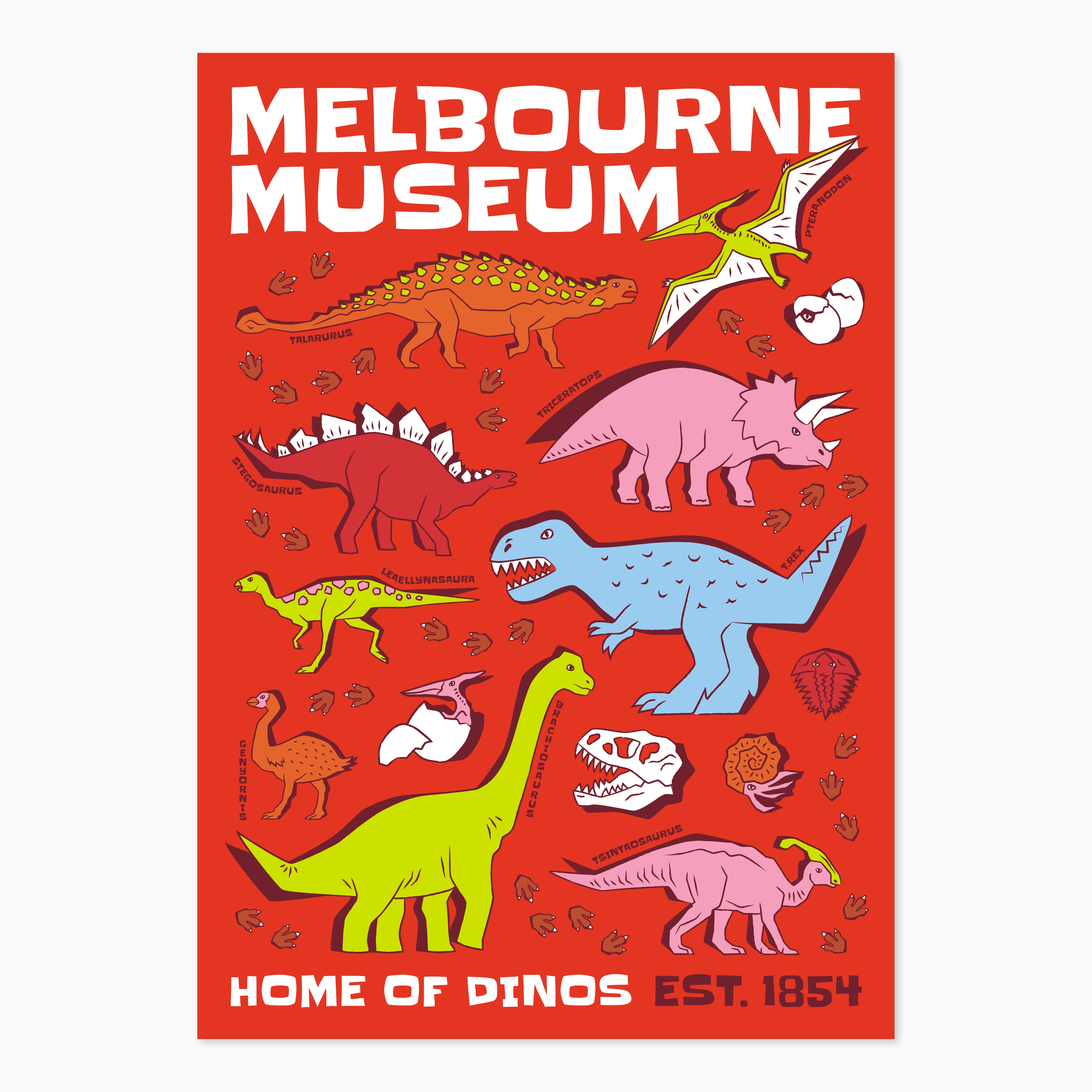 Home of Dinos Poster