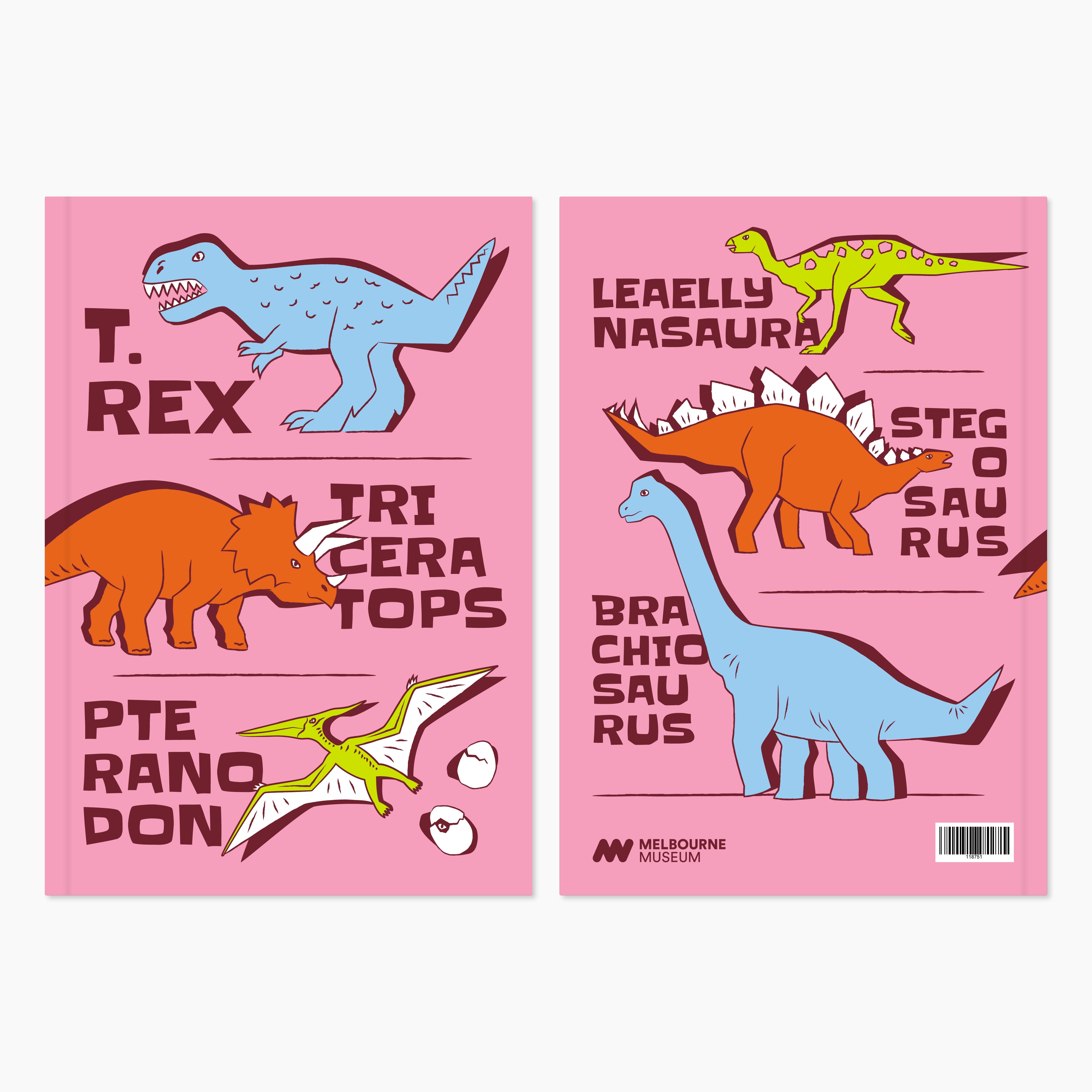 Home of Dinos Softcover Notebook