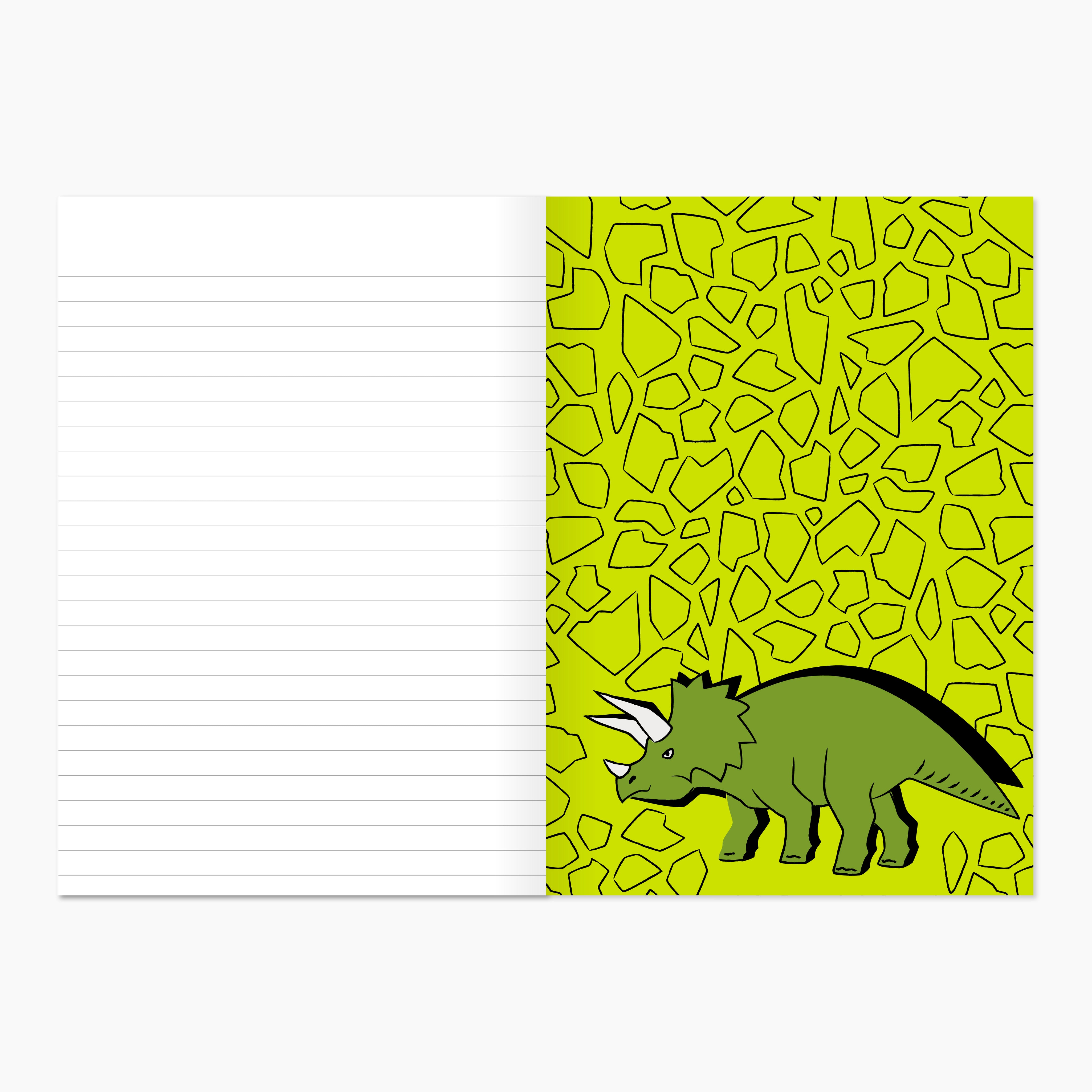 Home of Dinos Softcover Notebook
