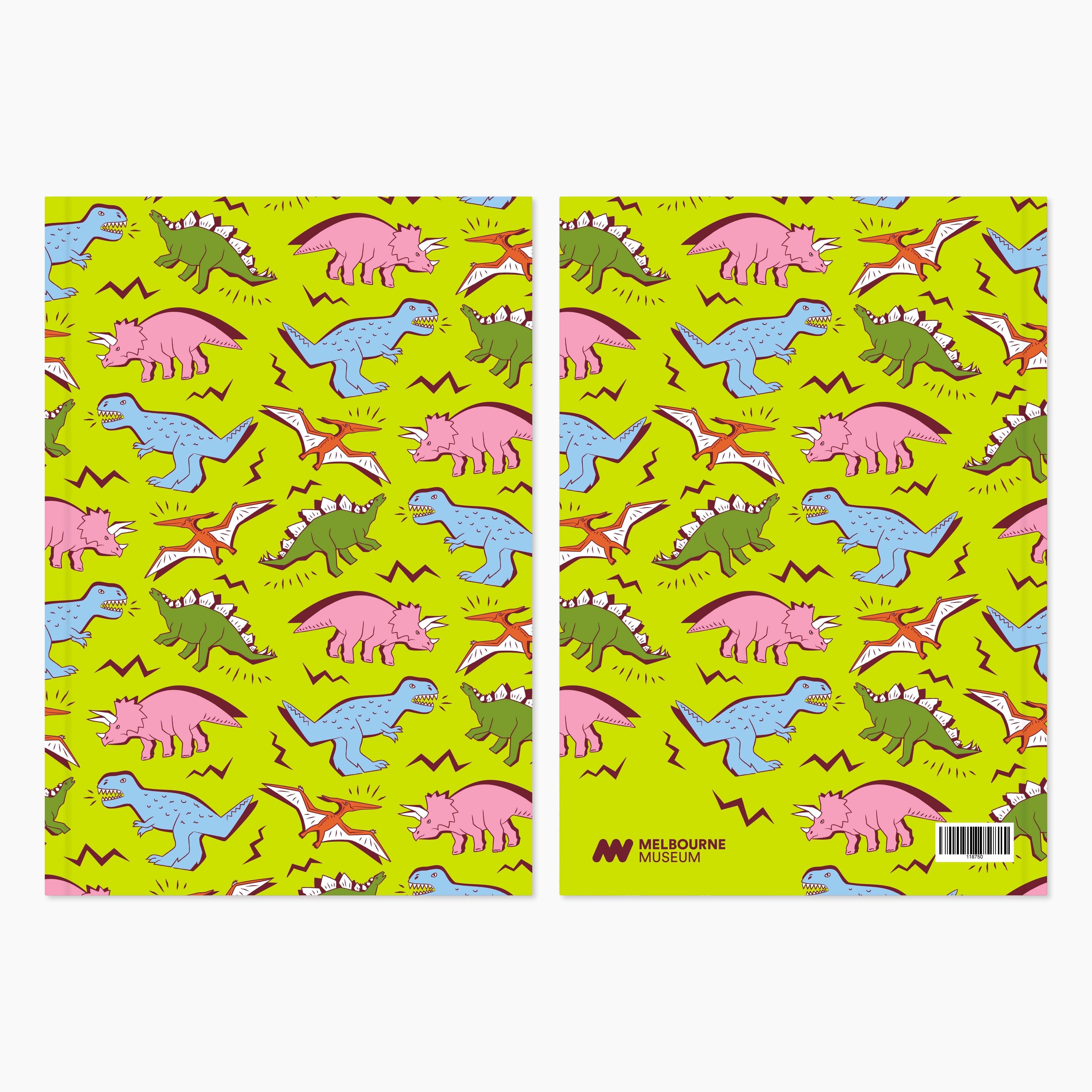 Home of Dinos Softcover Notebook