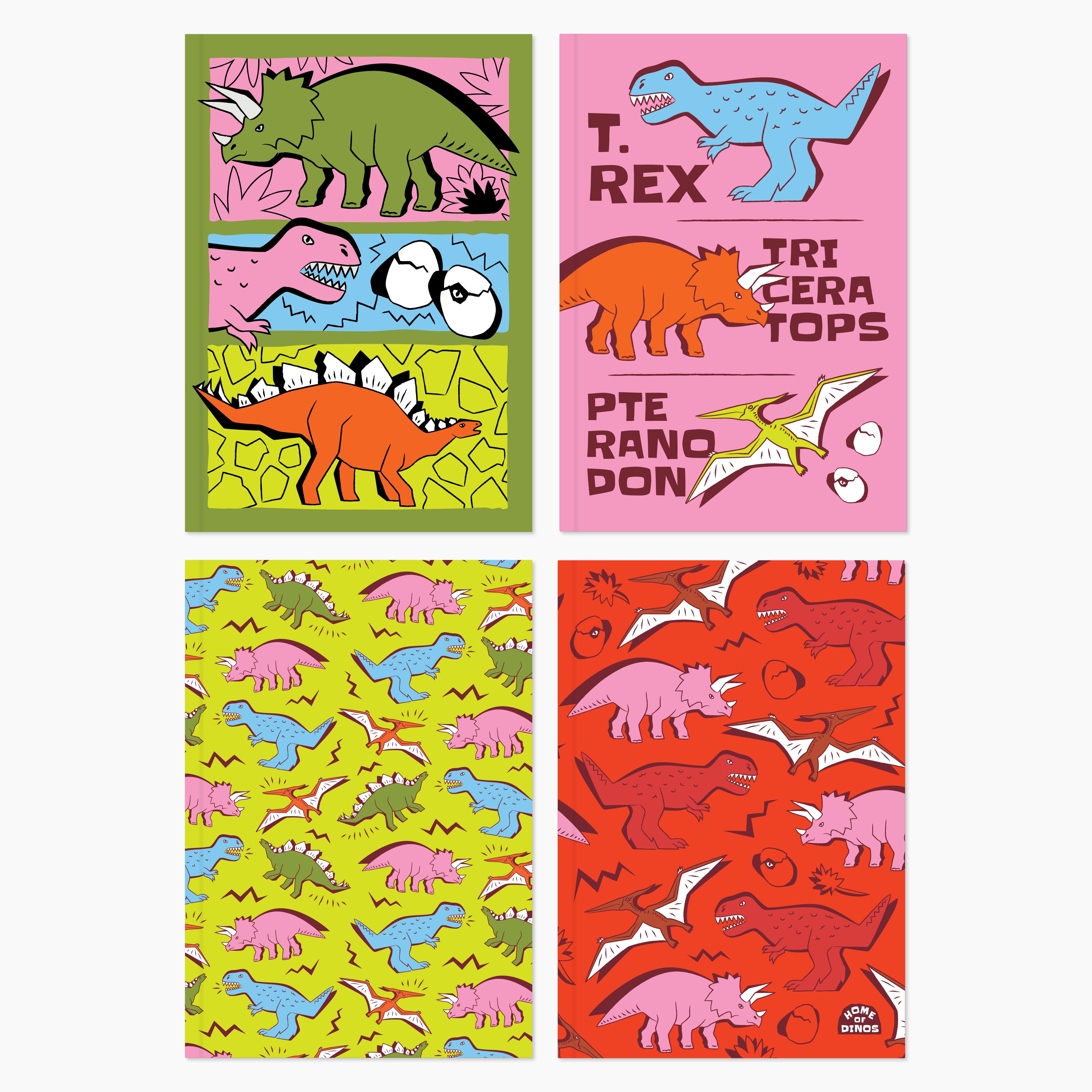 Home of Dinos Softcover Notebook