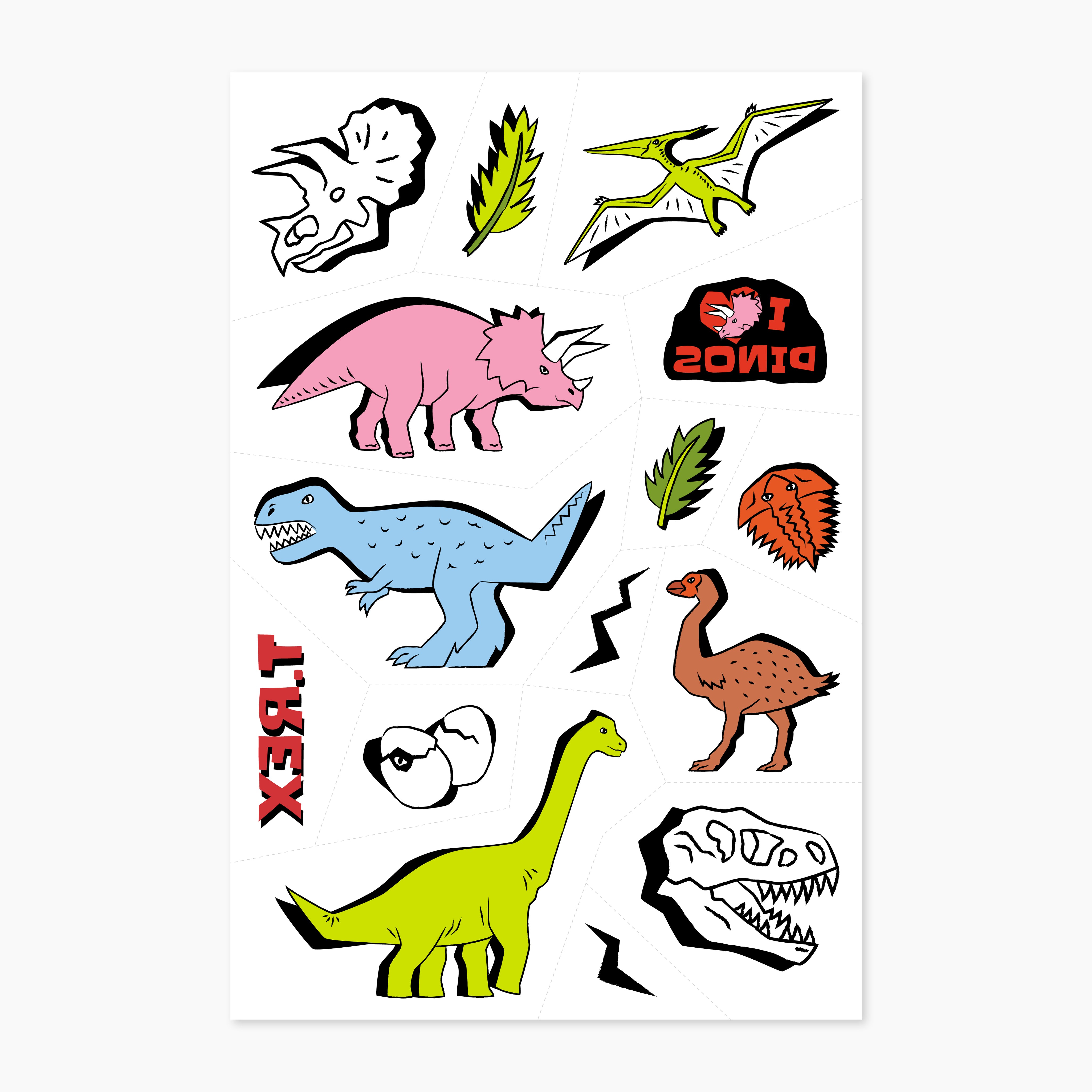 Home of Dinos Temporary Tattoos