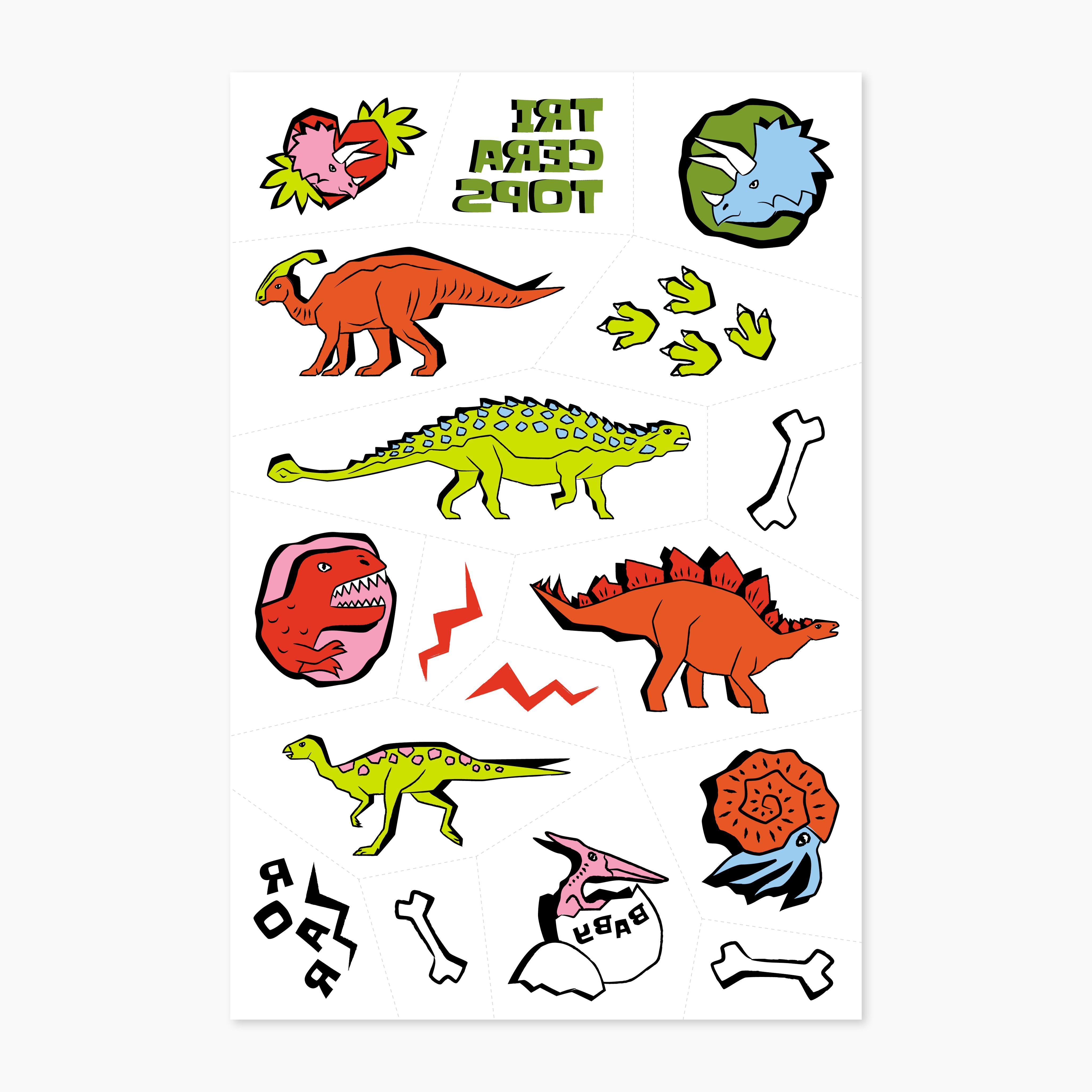 Home of Dinos Temporary Tattoos