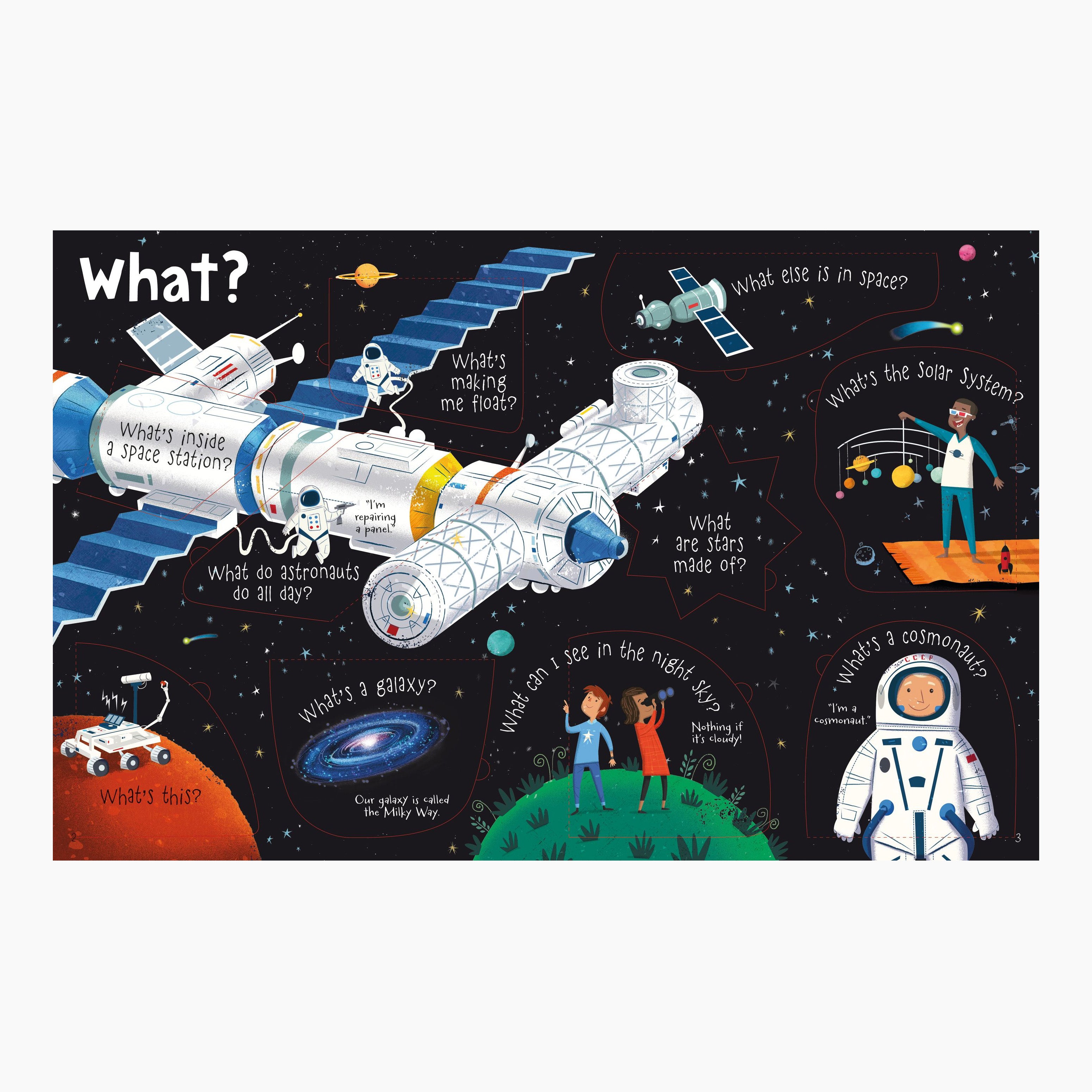 Lift-the-Flap: Questions and Answers about Space