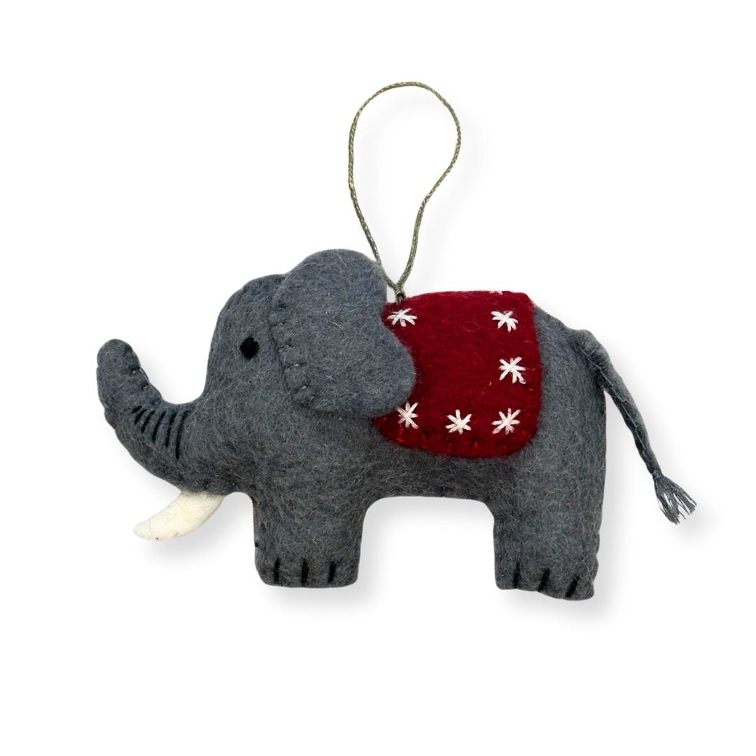 Asian Elephant Ornament