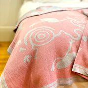 Cedric Varcoe Baby Blanket - Pink Emu