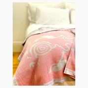 Cedric Varcoe Baby Blanket - Pink Emu