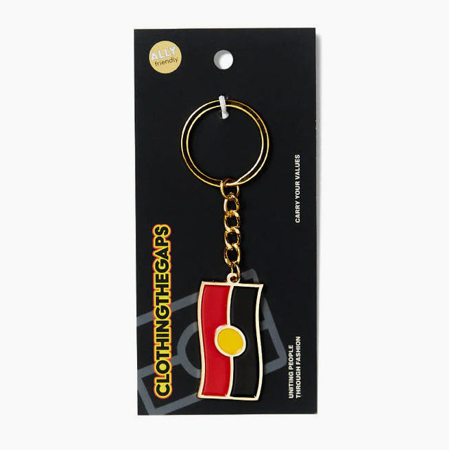 Aboriginal Flag Keyring