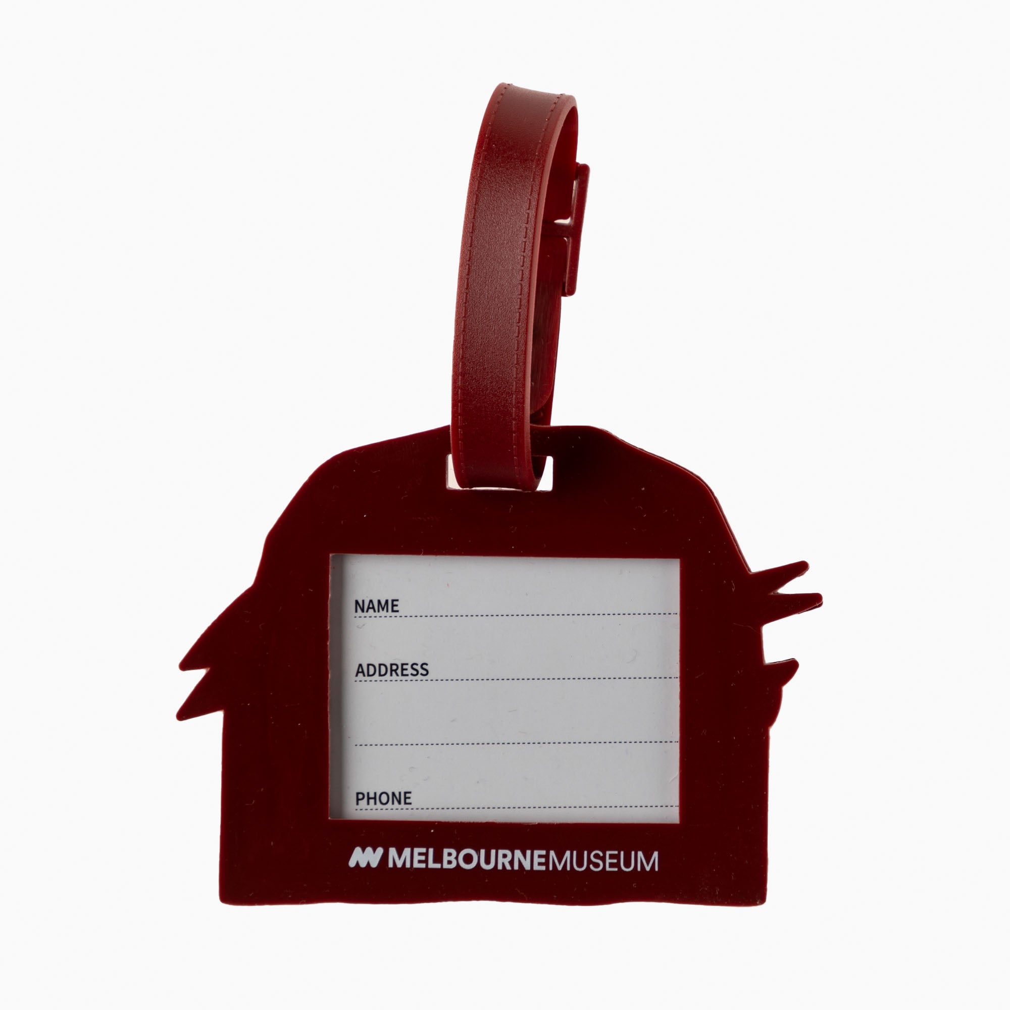 Home of Dinos Triceratops Bag Tag