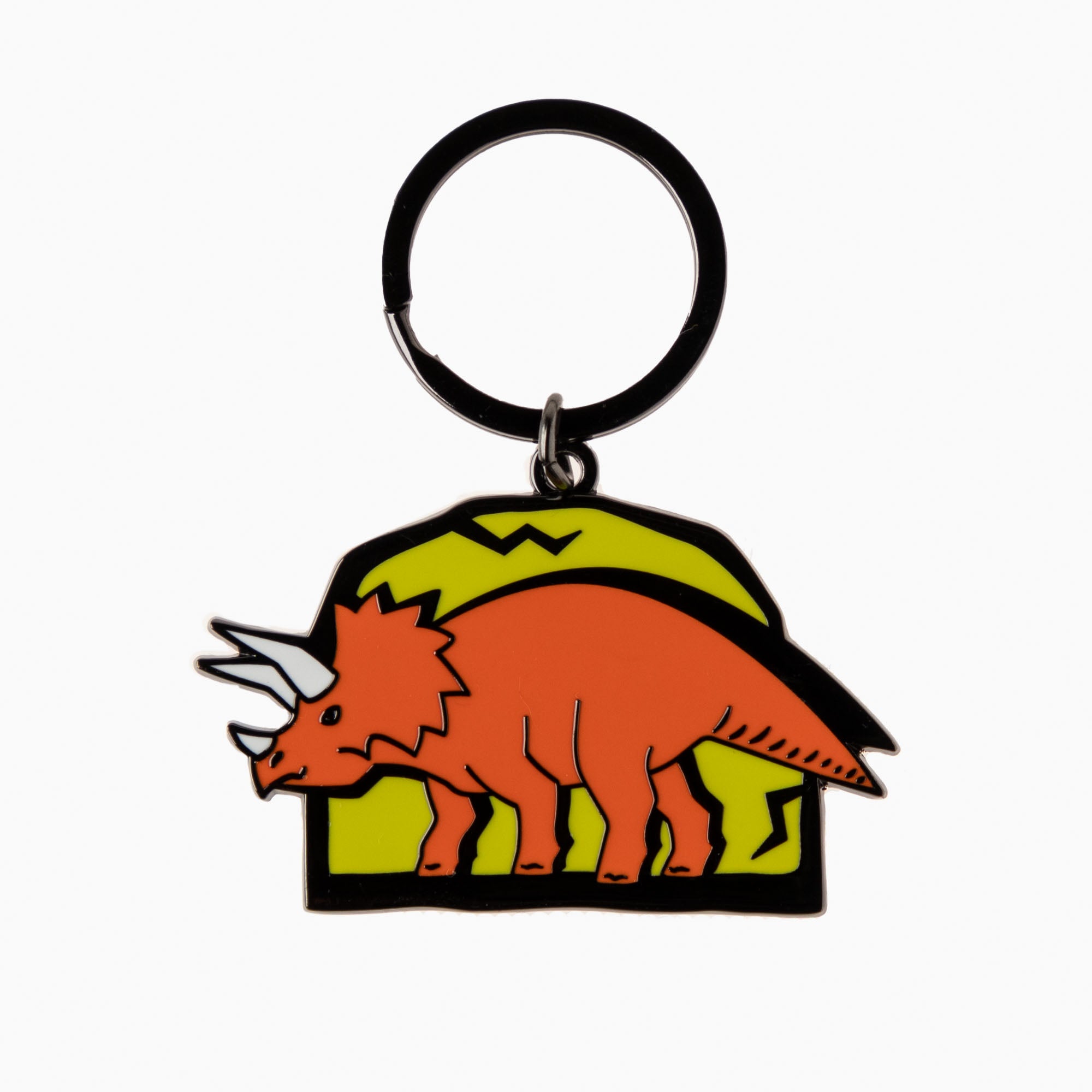 Home of Dinos Triceratops Keyring