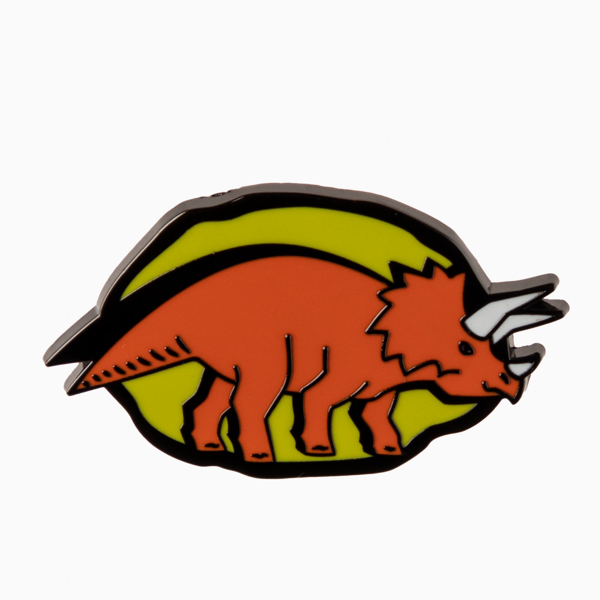 Home of Dinos Triceratops Pin