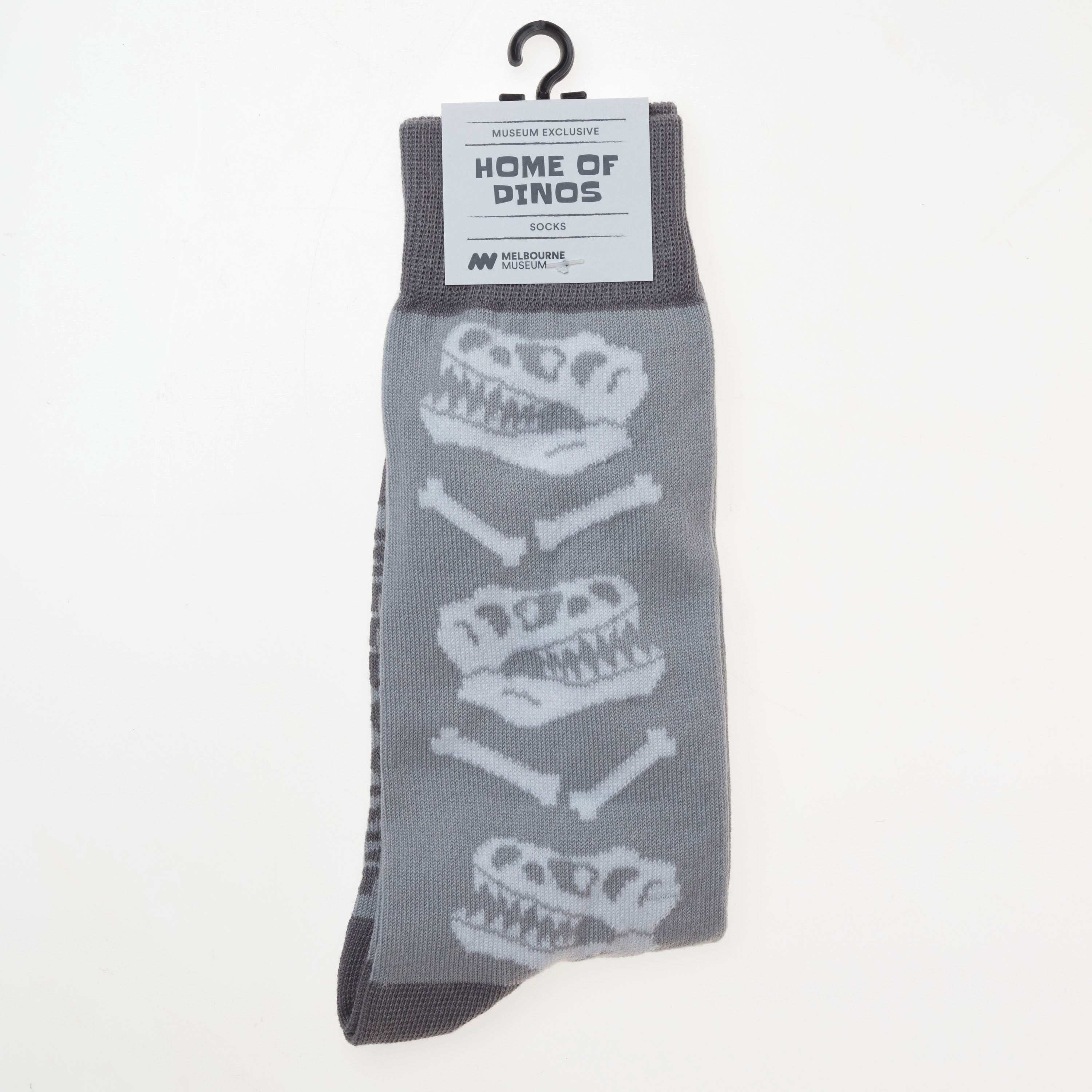 Home of Dinos Grey Socks