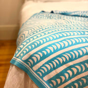 Cynthia Burke Baby Blanket - Blue