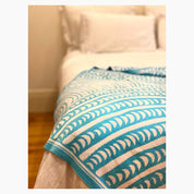 Cynthia Burke Baby Blanket - Blue