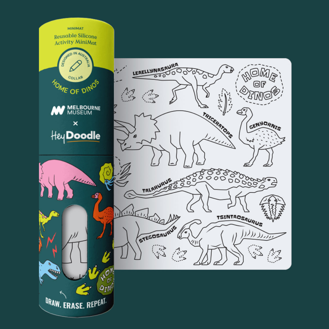 Home of Dinosaurs Reusable MiniMat