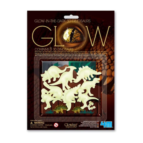 Glow-In-The-Dark 3D Dinosaurs
