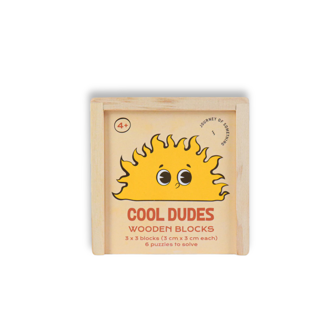 Cool Dudes Wooden Blocks