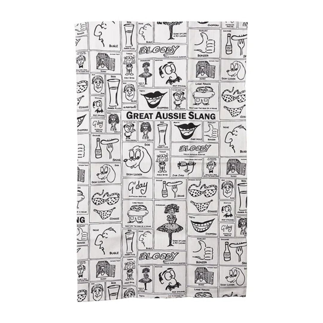 Great Aussie Slang Tea Towel