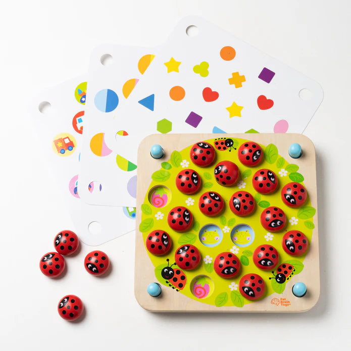 Ladybug's Garden Wooden Interactive Memory Game
