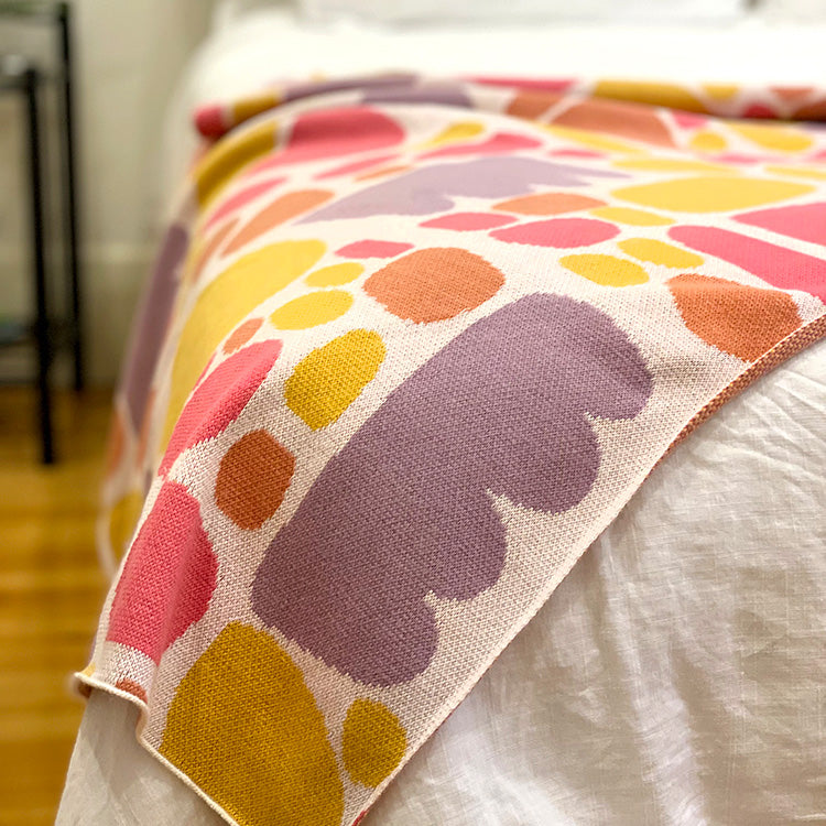 Keturah Nangala Zimran Baby Blanket - Pink