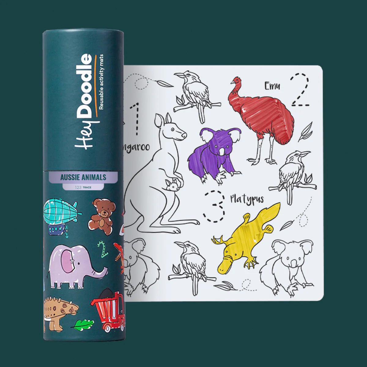 Aussie Animals Reusable MiniMat