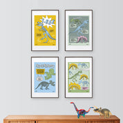 A4 Dino Facts Poster Pack