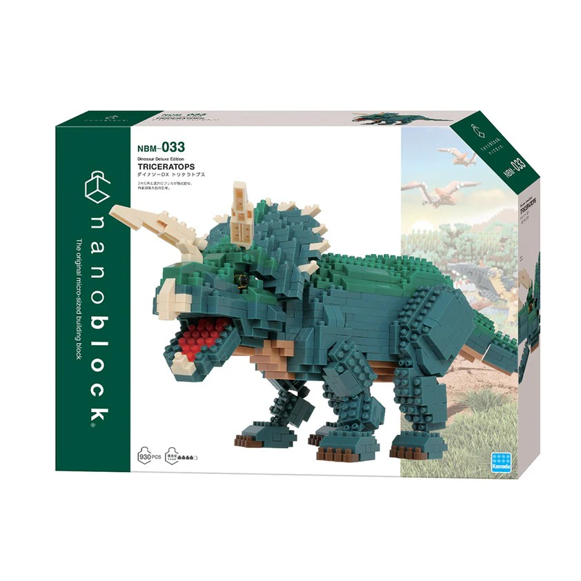 Deluxe Triceratops Nanoblock