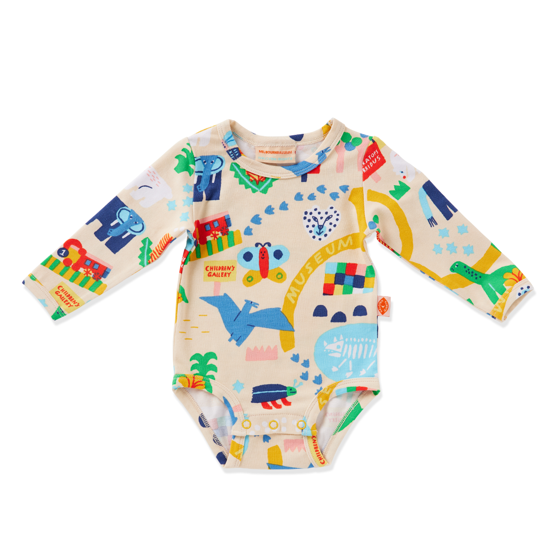 Trail of Treasures Long Sleeve Bodysuit
