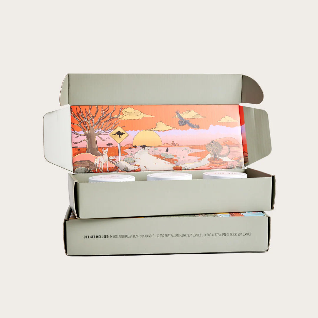 Australian Trio Gift Pack of Soy Candles