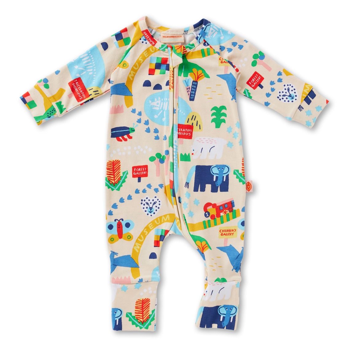 Trail of Treasures Long Sleeve Romper
