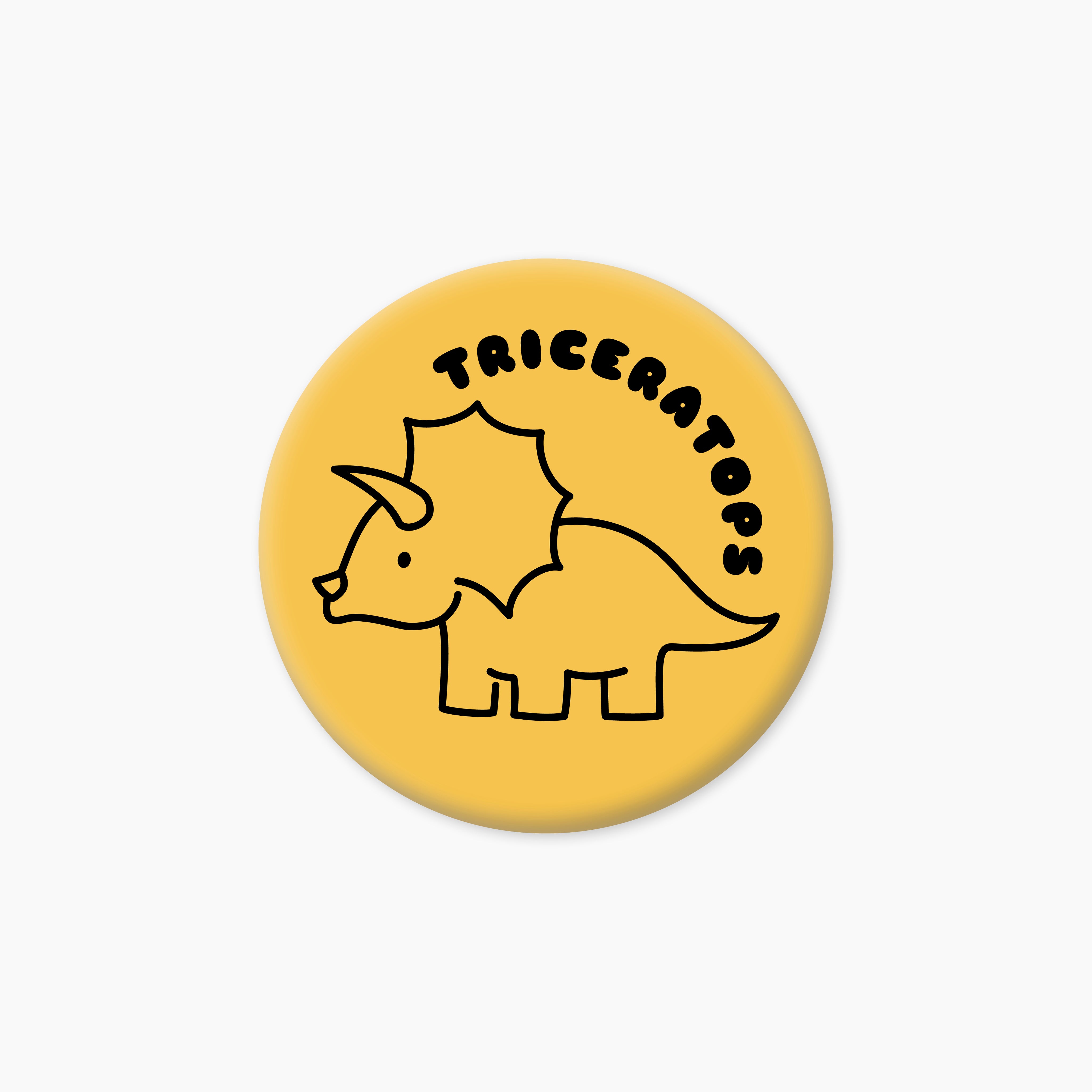 Dinosaur Button Badge