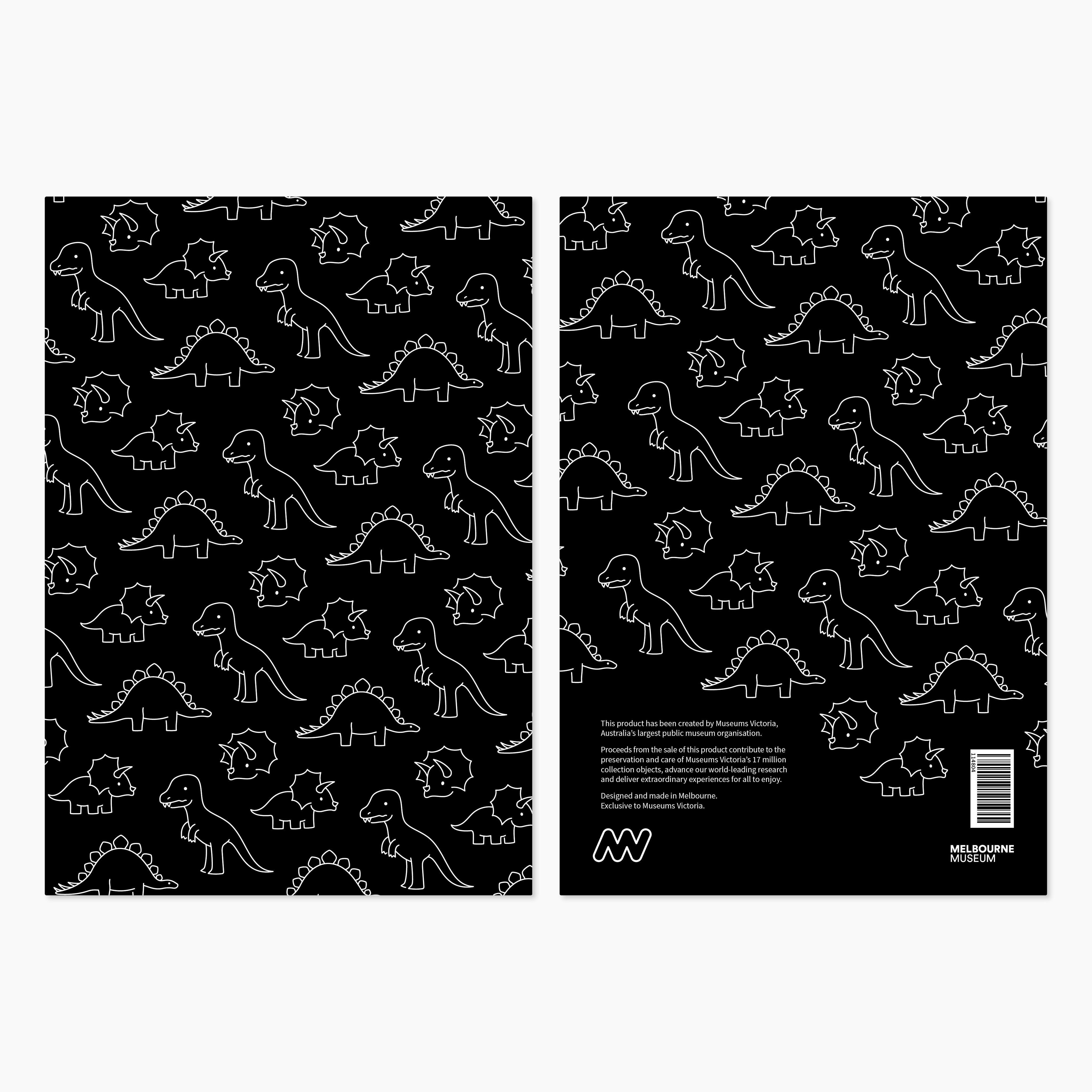 Melbourne Museum Dinosaur Kids Softcover Notebook