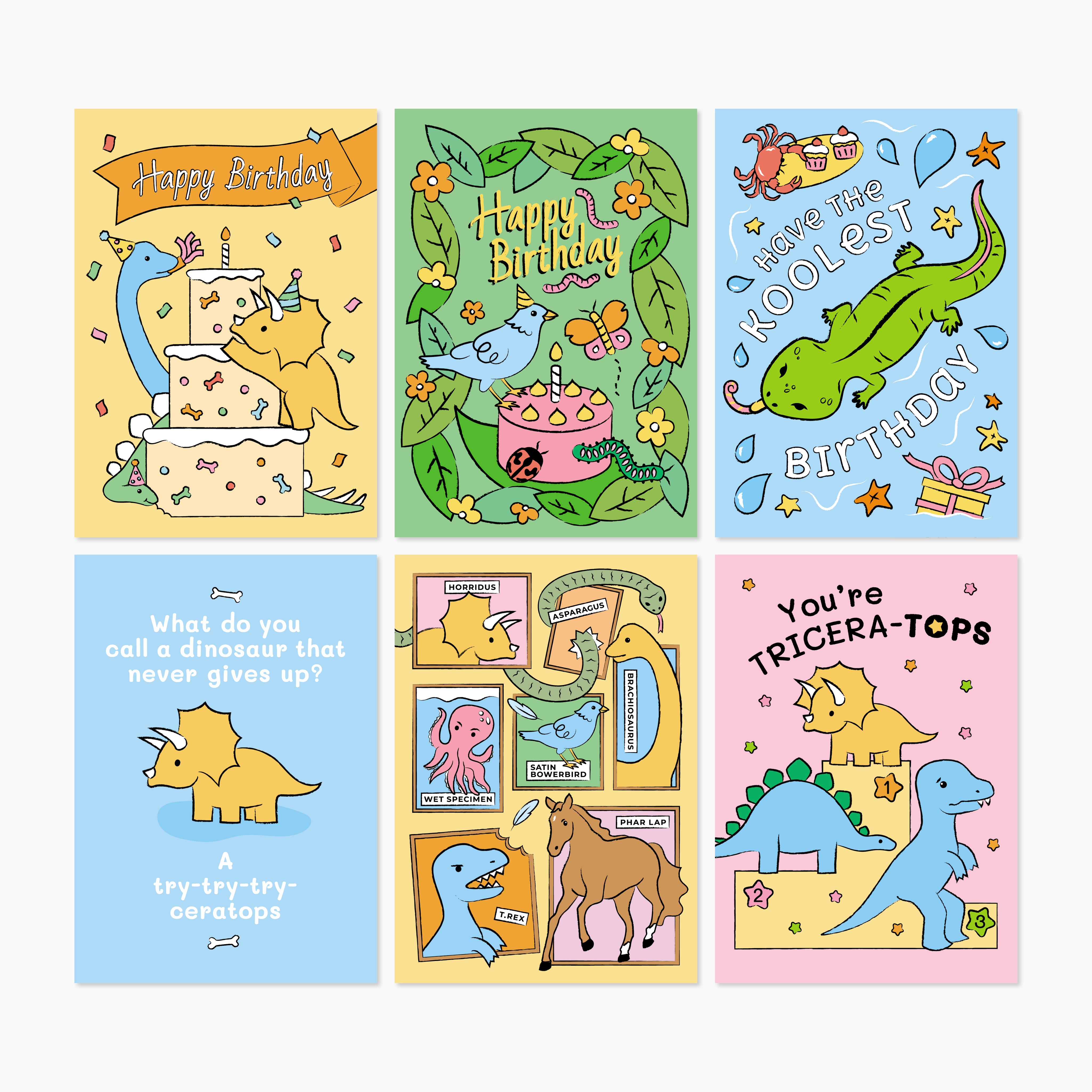 Museum Icons Greeting Cards