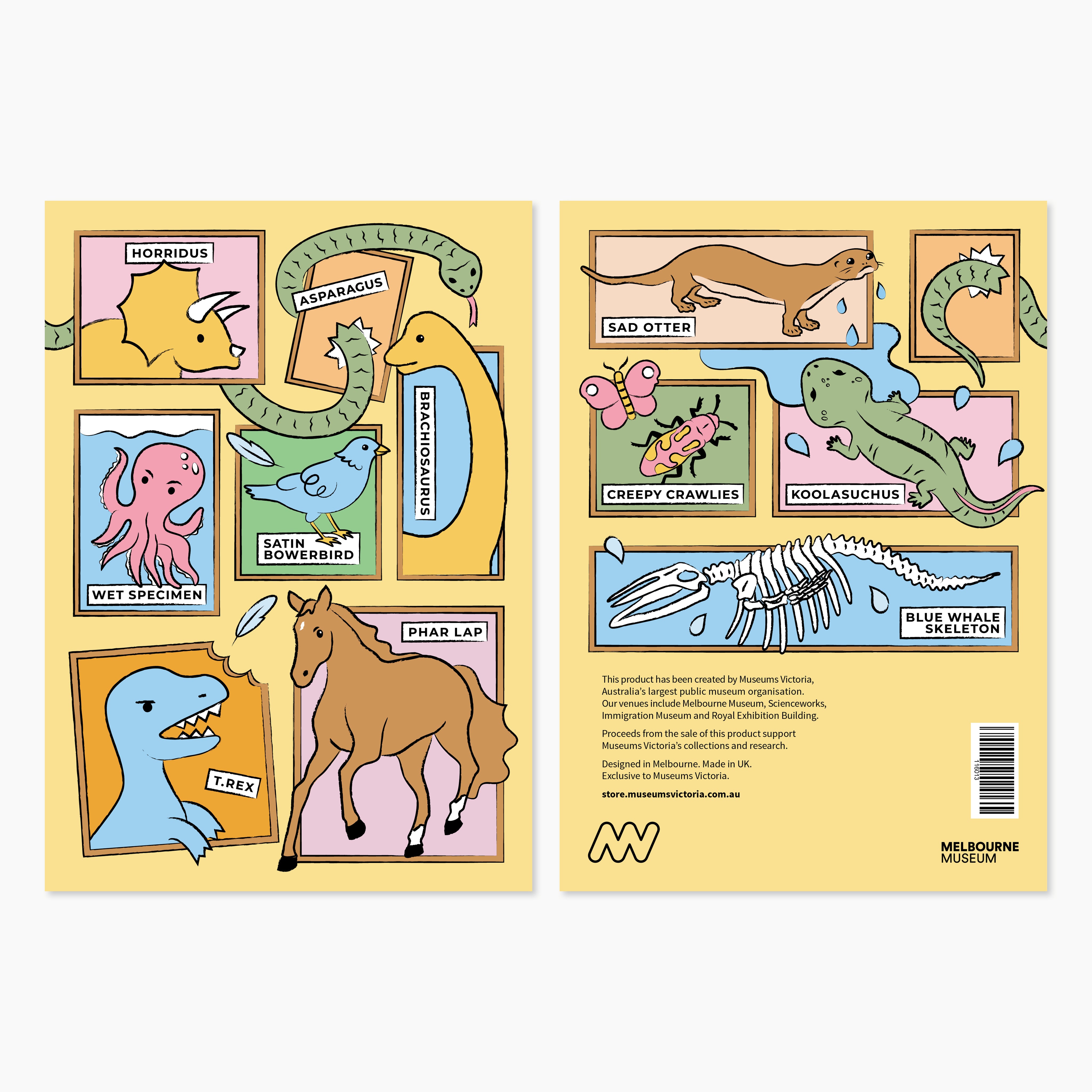 Museum Icons Greeting Cards