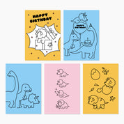 Melbourne Museum Animated Dinosaur Greeting Cards