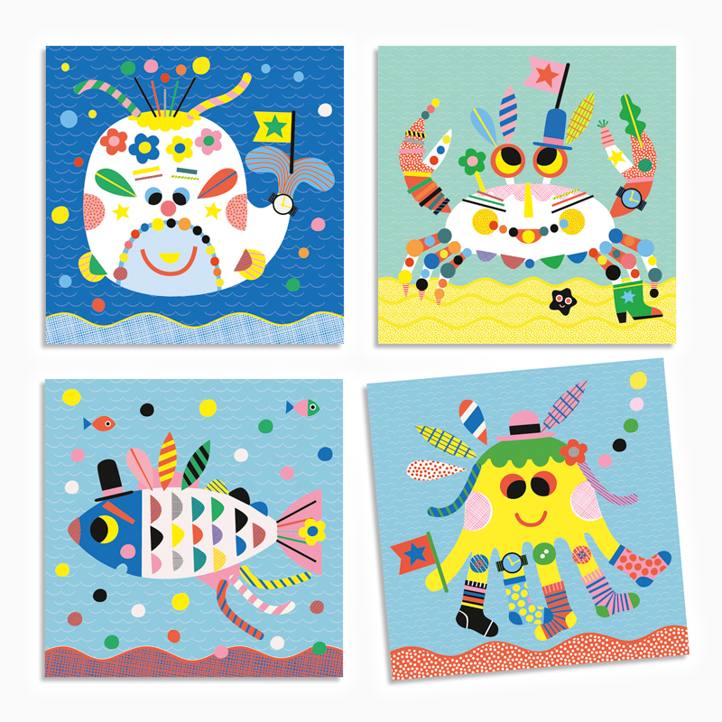 Sea Creatures Stickers