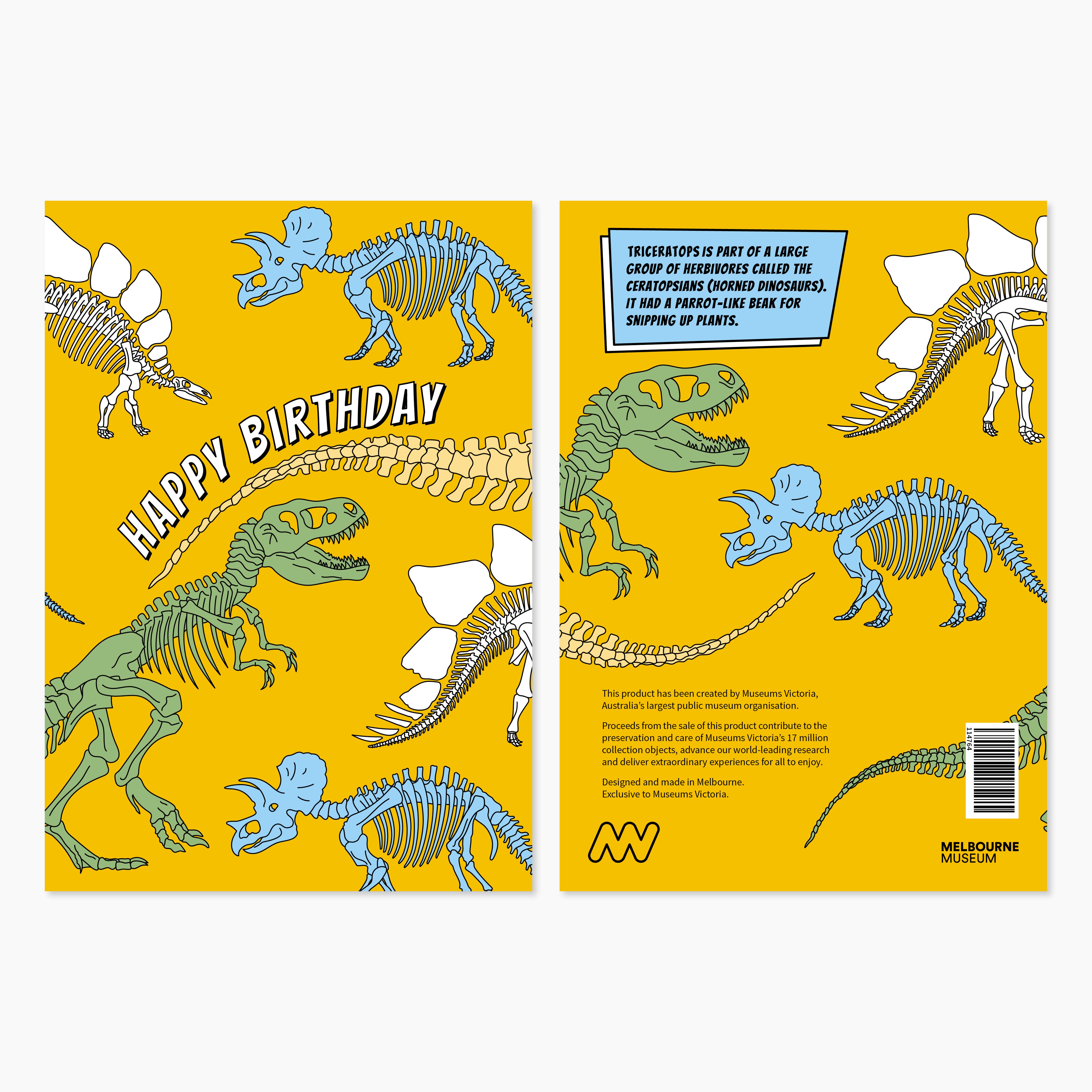 Melbourne Museum Dinosaur Greeting Cards