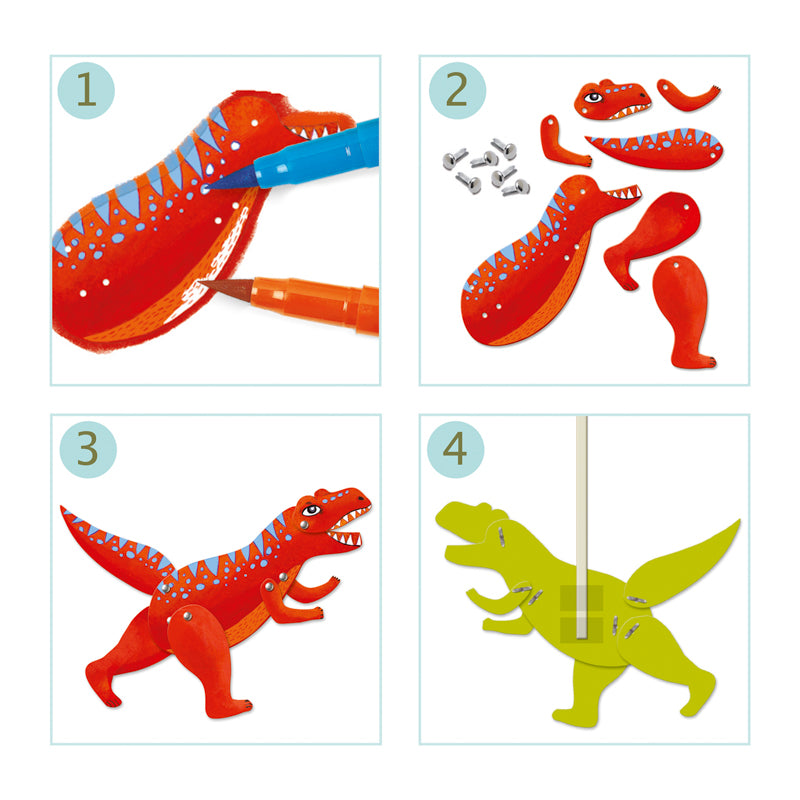 Dinosaur Paper Puppets