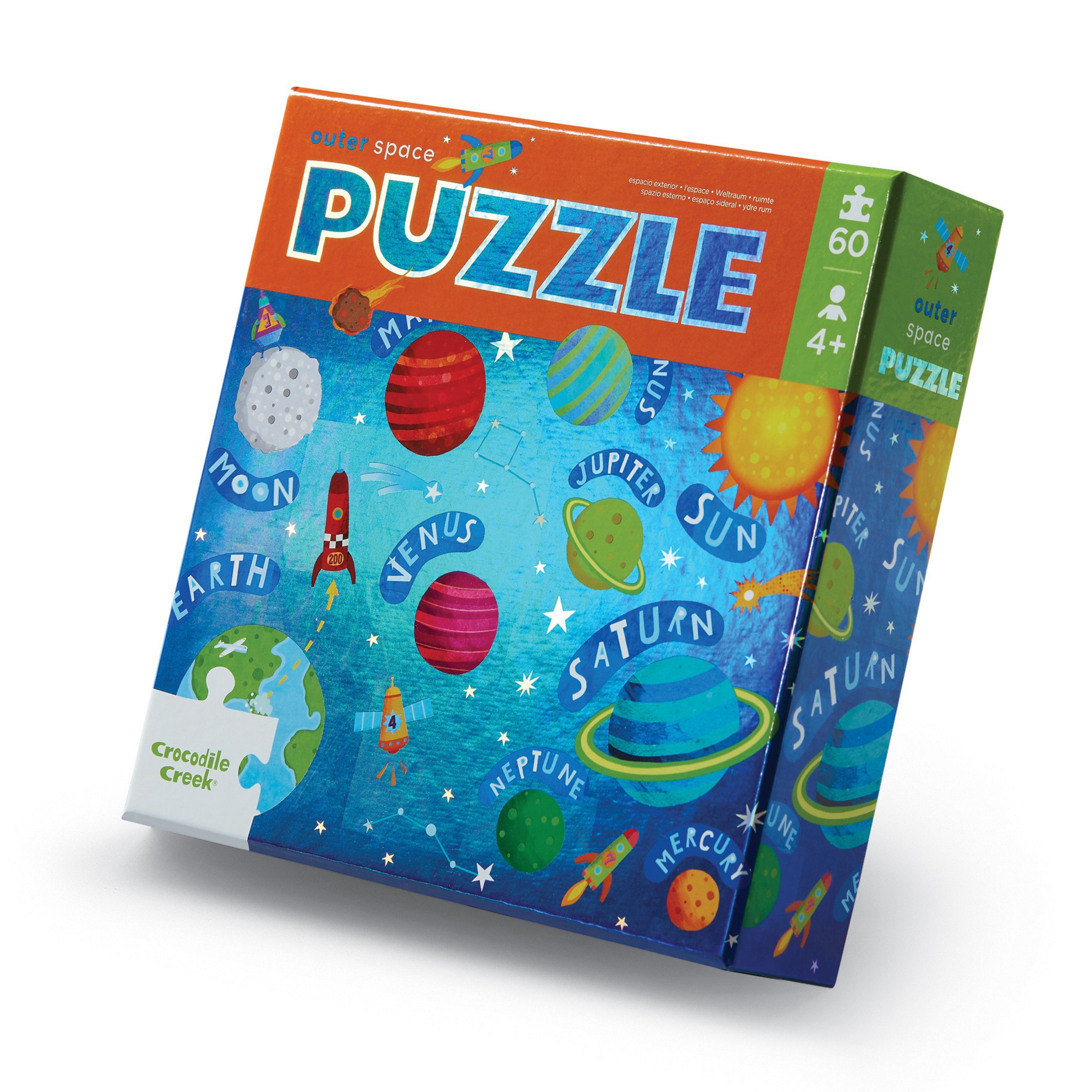 Outer Space Foil Puzzle 60pc