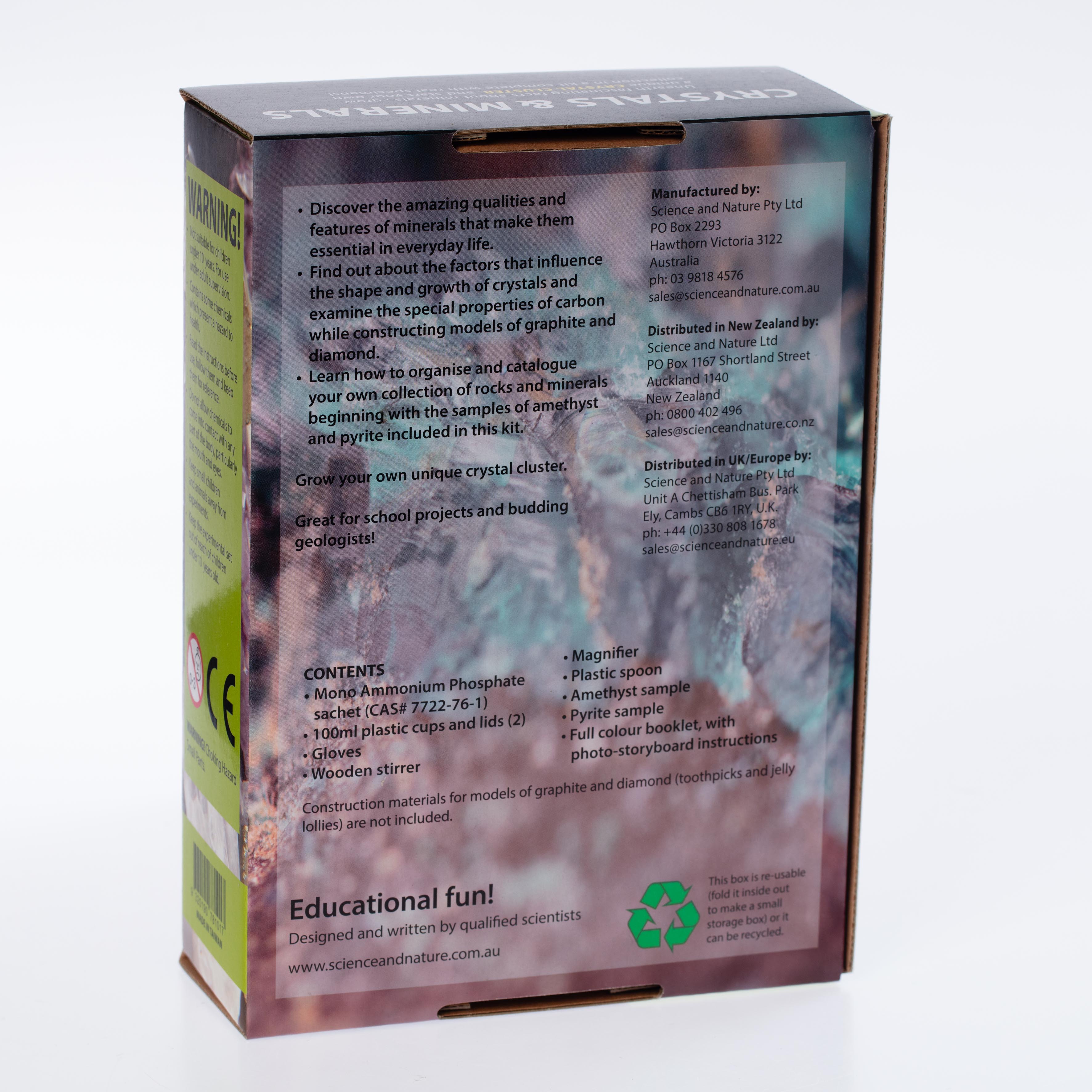 Museums Victoria Crystals and Minerals Kit