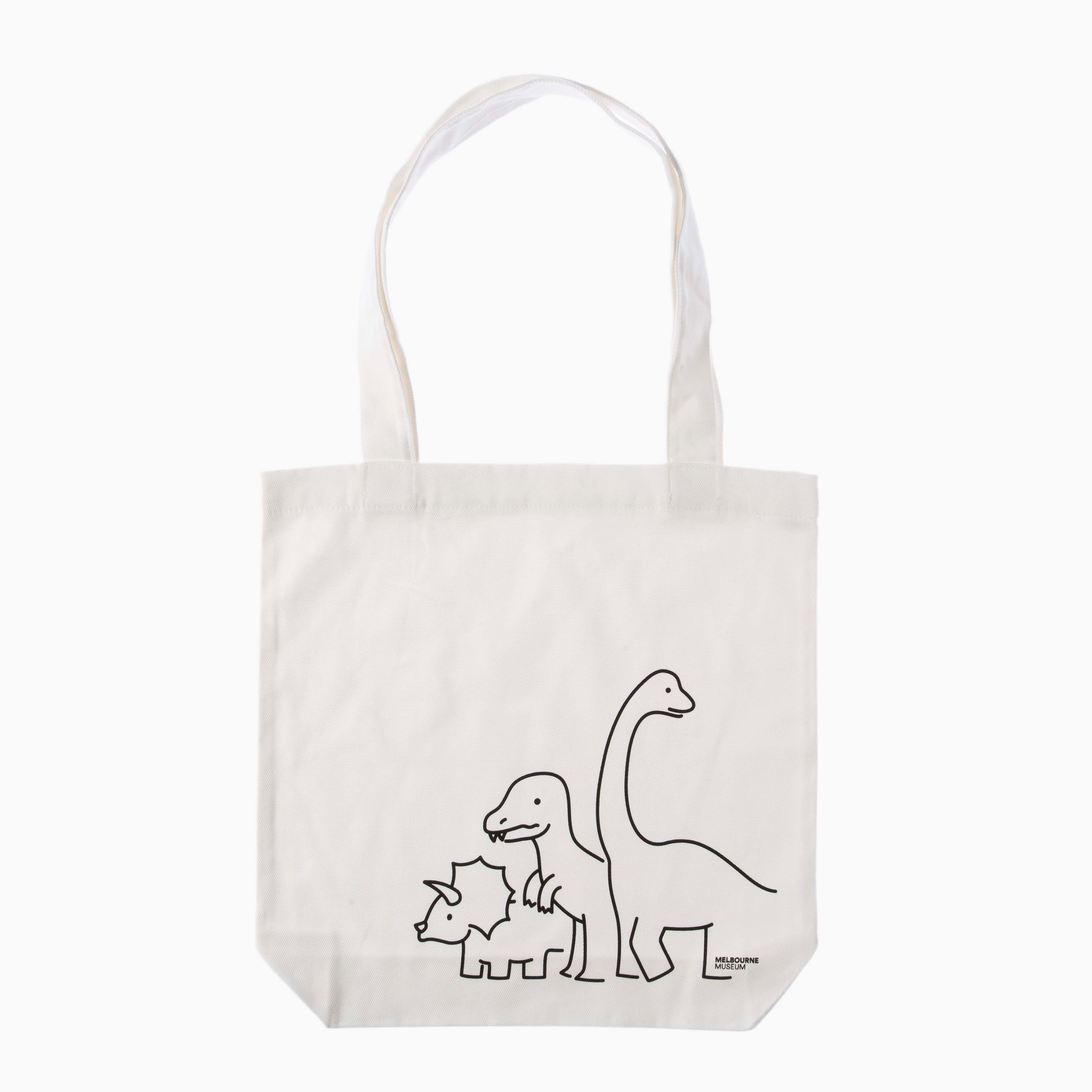 Melbourne Museum Dino Gang Tote Bag