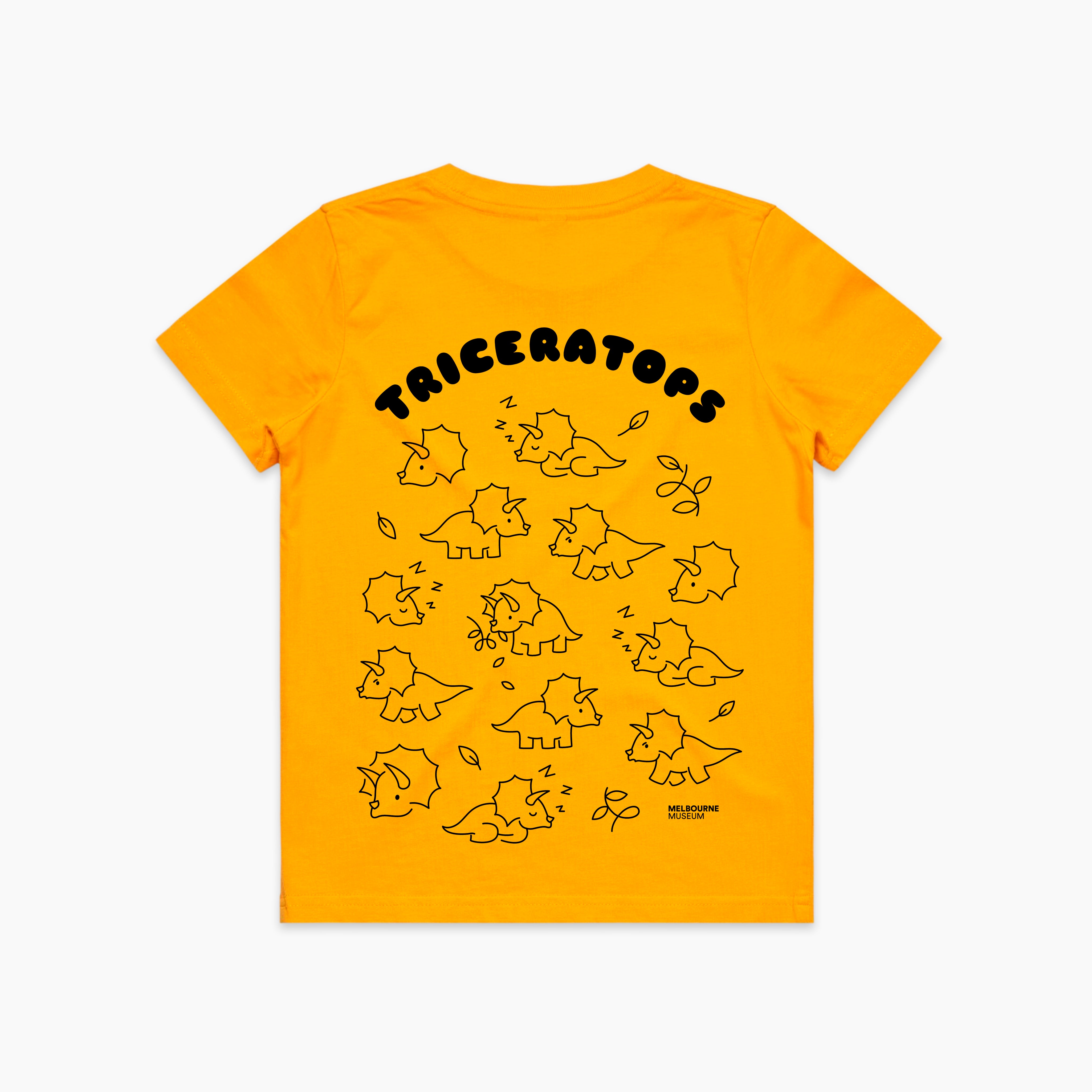 Melbourne Museum Triceratops Kids Tee